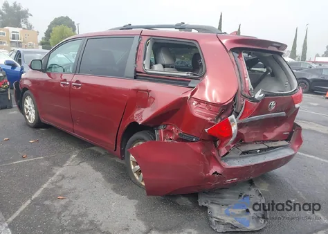 2012 Toyota Sienna Limited V6 7 Passenger from USA, damaged, VIN 5TDYK3DC0CS188197